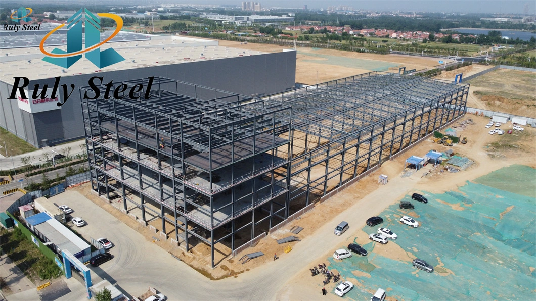 Prefabricated Low Cost Steel Structure Building with Sandwich Panel for Warehouse/Workshop/Plant