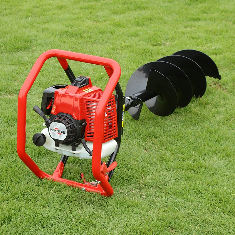 2 Man Operate Earth Auger Machine with 3 PCS Auger Bits