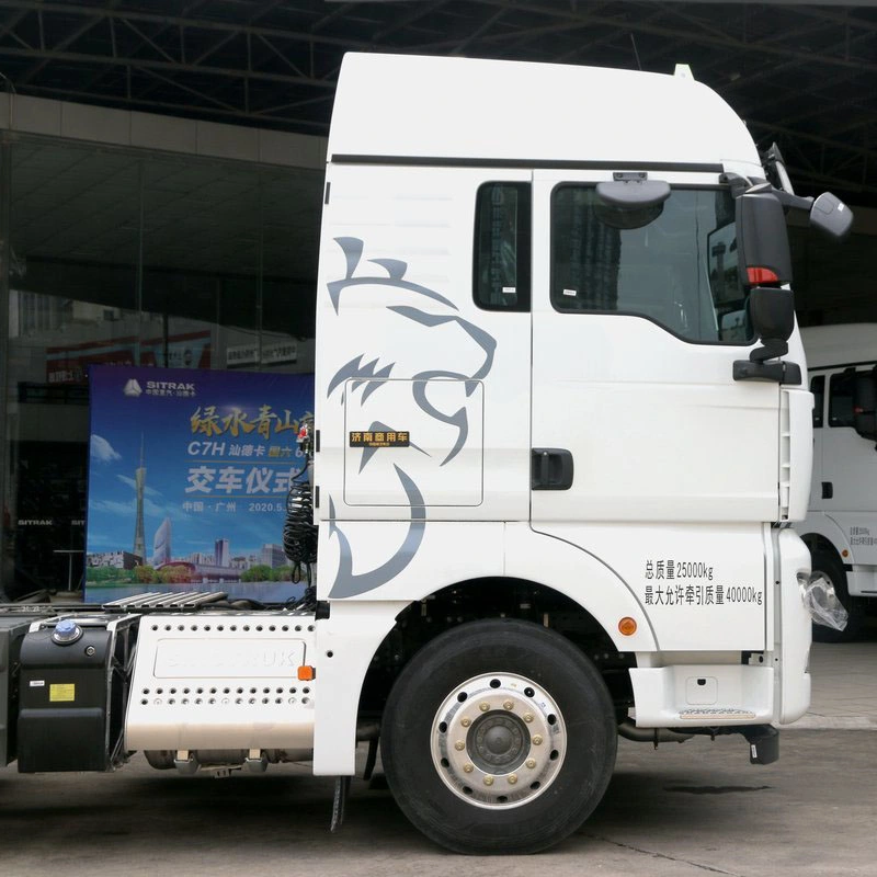 Full Range of Models 360 Degree Rear Camera China Sitrak C7h 480HP 6X4 Tractor Truck for Sale