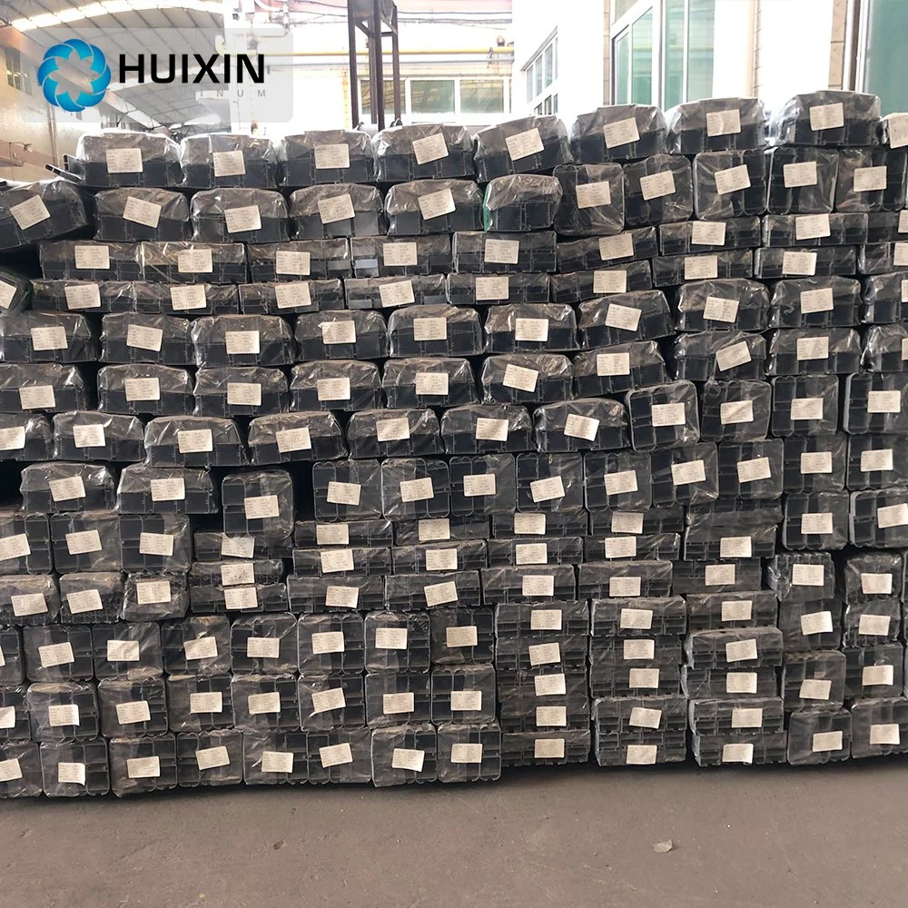 Revestimiento de polvo negro Huixin puertas corredizas de aluminio extrusionado de fábrica la sección