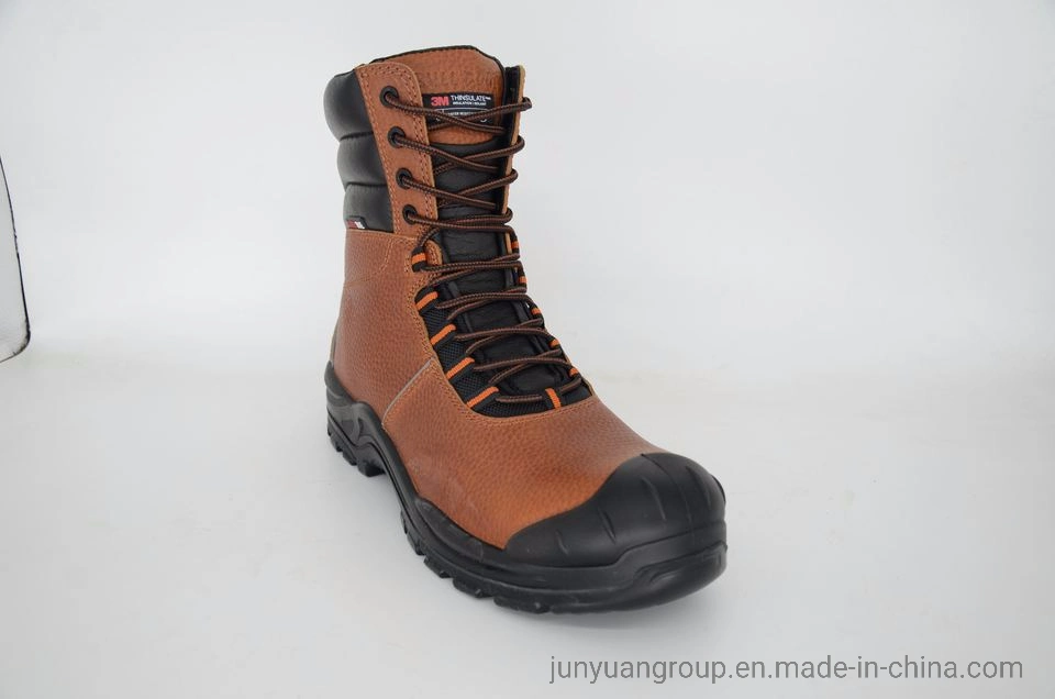 Wholesale Cheap Price Men Work Safety Shoes Boots with Steel Toe and Steel Plate