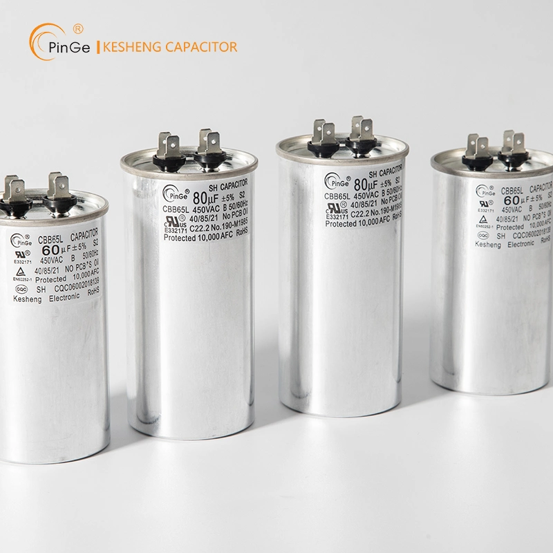 Ks Pinge Made in China High quality/High cost performance  Cbb65 AC Motor Start 40UF 450VAC Air Conditioner Capacitor