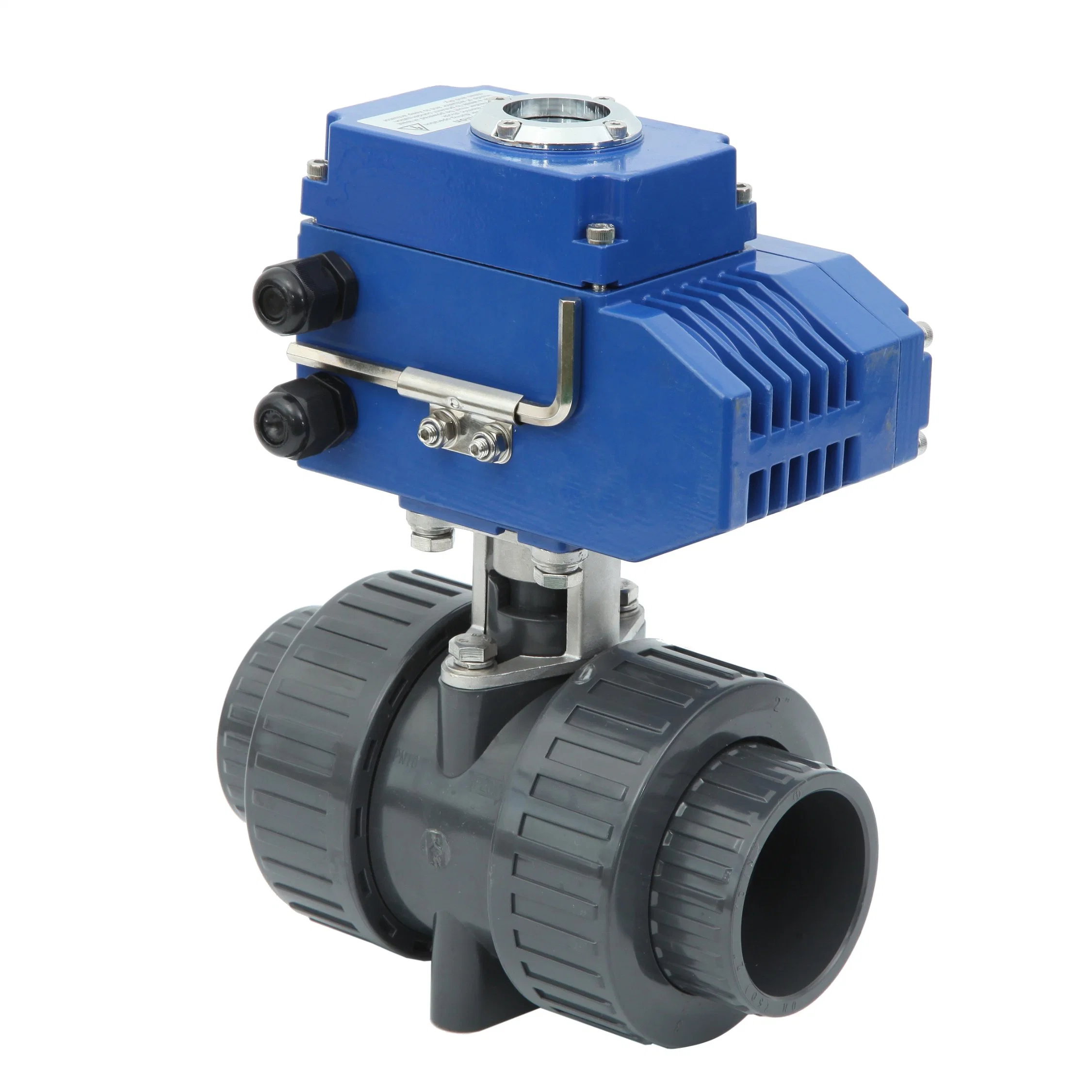 Industry Manufacturers Plastic with Actuatoranti-Corrosive dB Sr Action Air PVC True Union Ball Valve