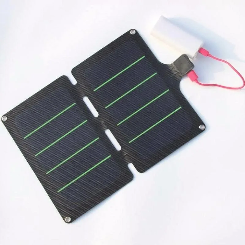 Super Slim Sunpower Folding Solar Charger 11W 5V for Mobile