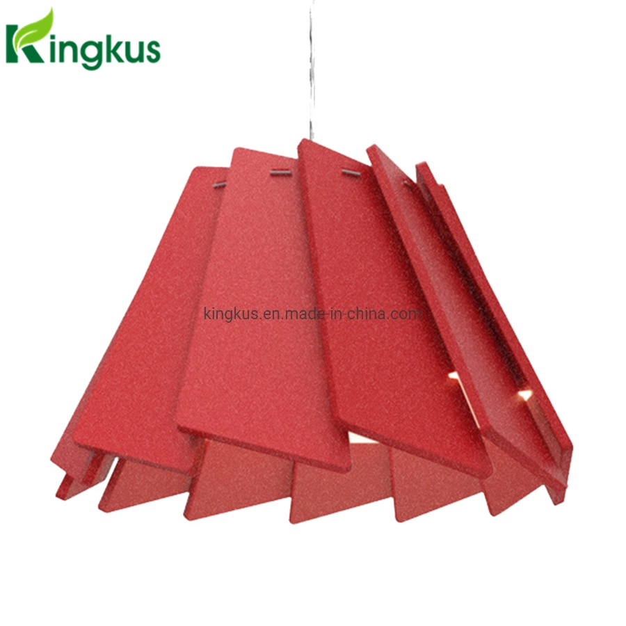 Office Decorative Polyester Fiber Acoustic LED Ceiling Light