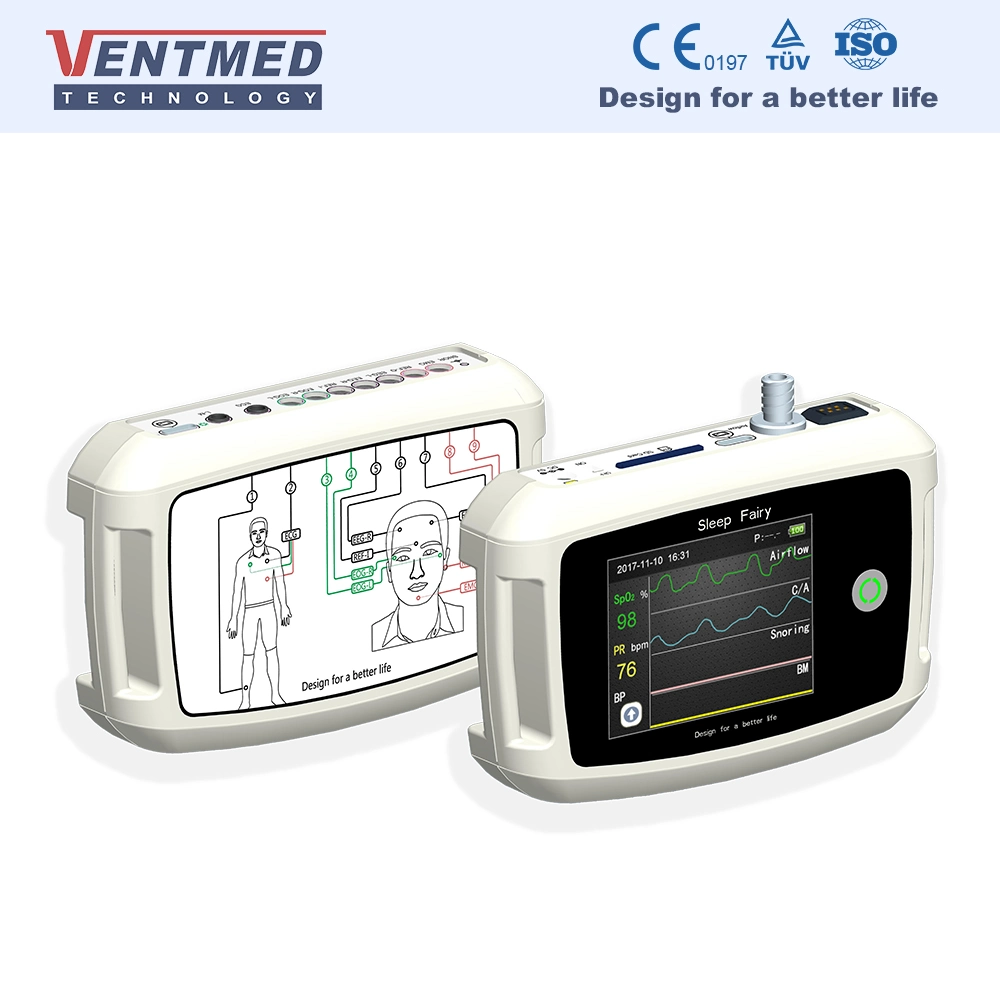 Portable Multipara Patient Monitor Device Polysomnography Psg