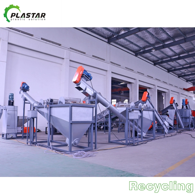 500kg/H Plastic Bottle Recycling Machine Waste Pet Bottle Recycling Line