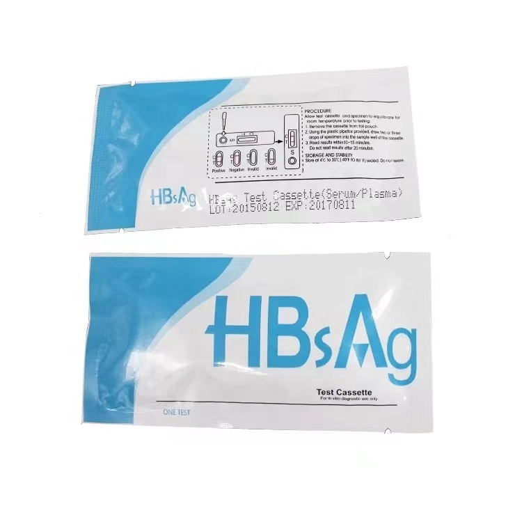 CE معتمد HBsAg Hepis B Surface Antigen Rapid Test Kit شريط