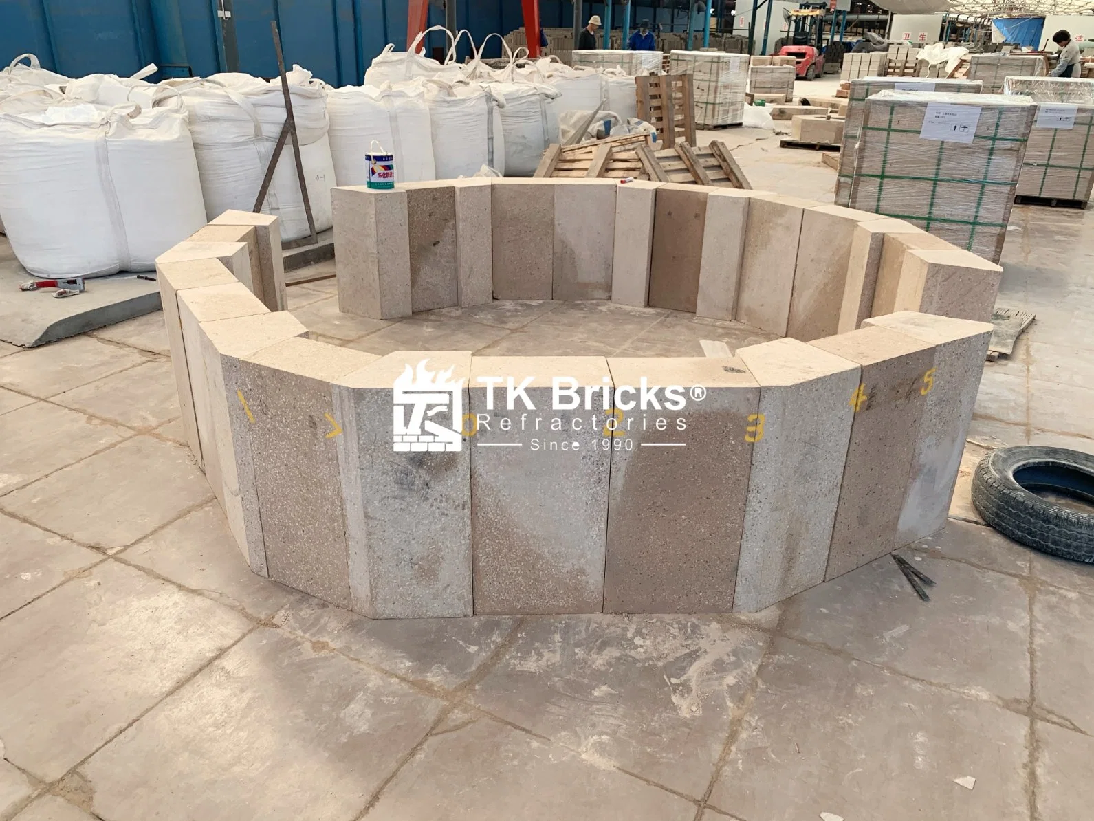 Refractory Big Large Bricks for Heating Furnace and Glass Furnace with Good Corrosion Resistance