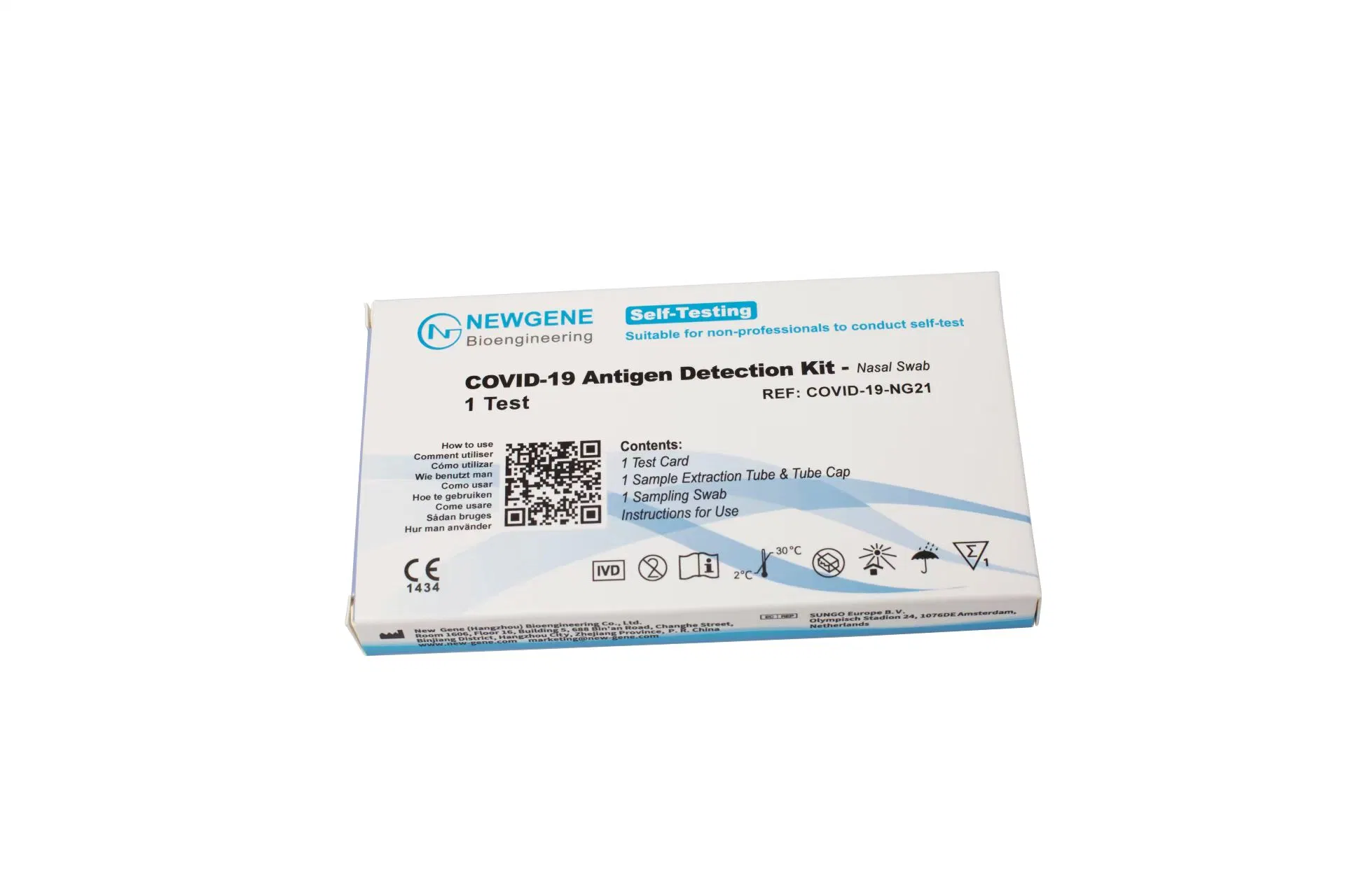 High Accuracy Antigen Test Kit Ivd Rapid Test Kit Newgene Rapid Test with CE Certificate