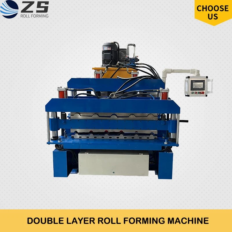 Wholesale/Supplier Ibr Tr4 Tr5 Tr6 Steel Glazed Corrugated Double Layer Building Material Making Machine