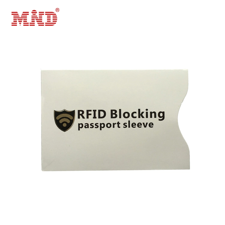 RFID Blocking Aluminum Foil Silver Sleeves Covers Passport Credit Cards