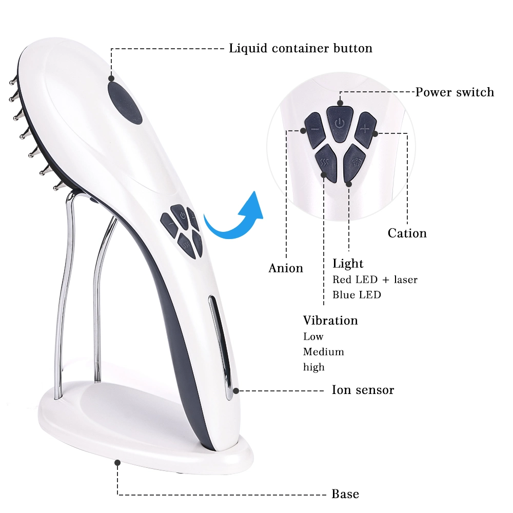 Electric 6 in 1 Laser Hair Growth Massage Comb