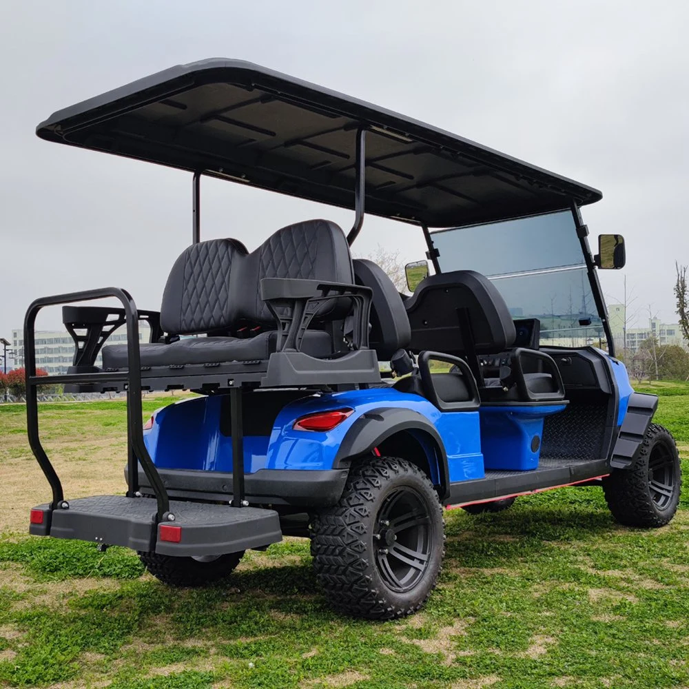 2023 New Model 6 Seats 72V 7.5kw Lithium Battery Electric Lifted off Road Golf Cart