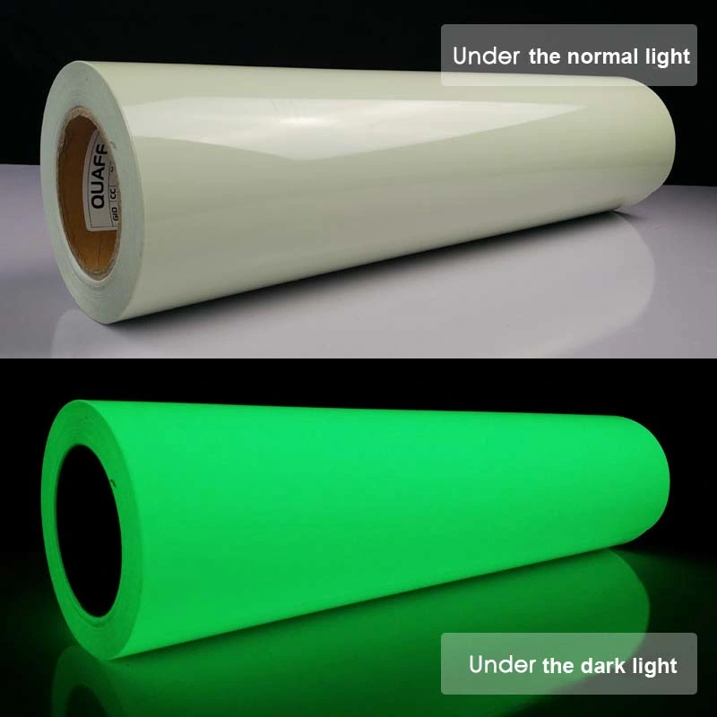 3 Layers of Glow in The Dark Flex Luminous Heat Transfer Vinyl/Film for T Shirt Printing 0.5*50m