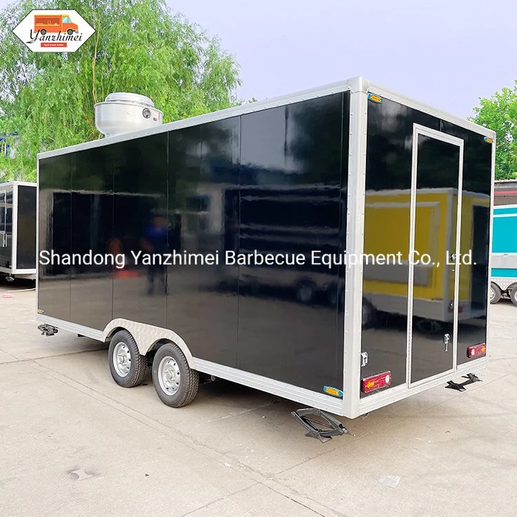 Factory Directly Supply Towable Food Truck Double Axles Food Trailer