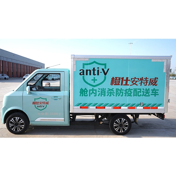 Chengshi X2 High Speed 2600mm Wheel Base 4 Wheels 2300*1490*1280 Box Cheap Mini Electric Cargo Truck for Adult