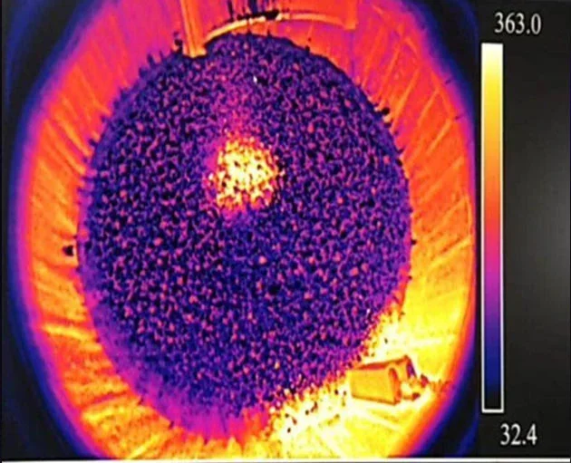 Customizable Blast Furnace Top Thermal Image Distribution Monitoring System for Powder Metallurgy