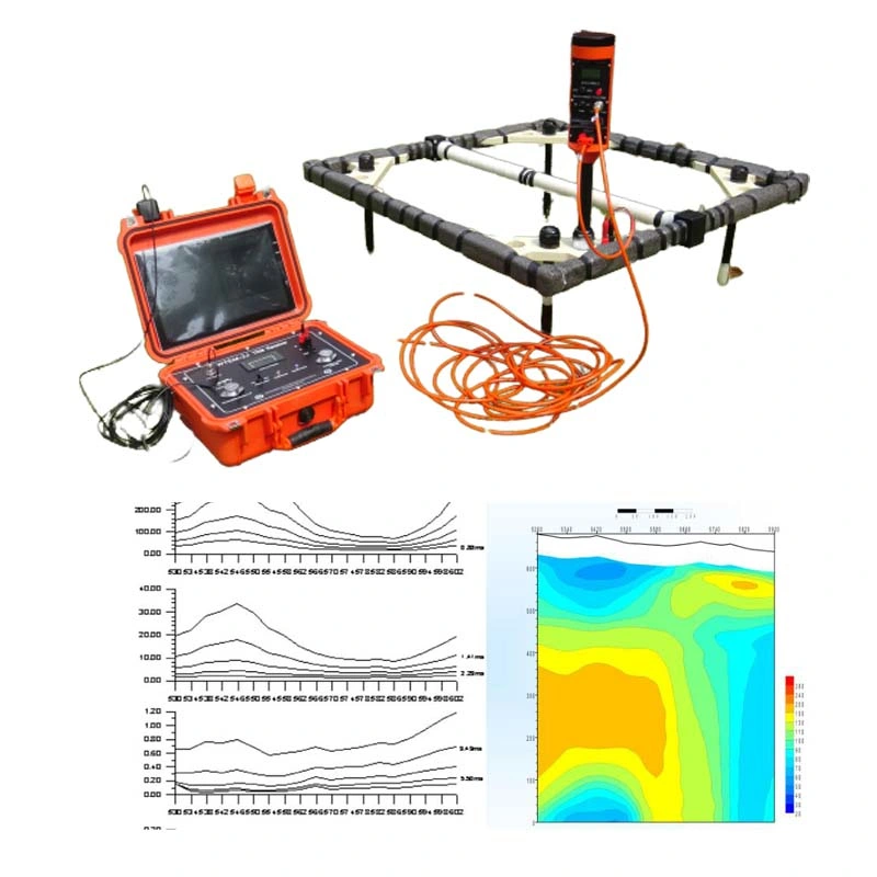 Tdem Time Domain Tem Transent Electrمغناطيسية المعدات الجيوفيزيائية استكشاف المعدات للمياه الجوفية والتعدين