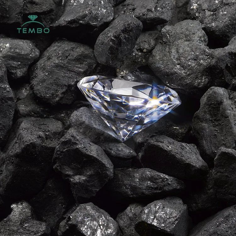 الجملة الشكل المستديرة 1.00CT E Vvs2 معمل فضفاض Gemstone التركيبي الماس