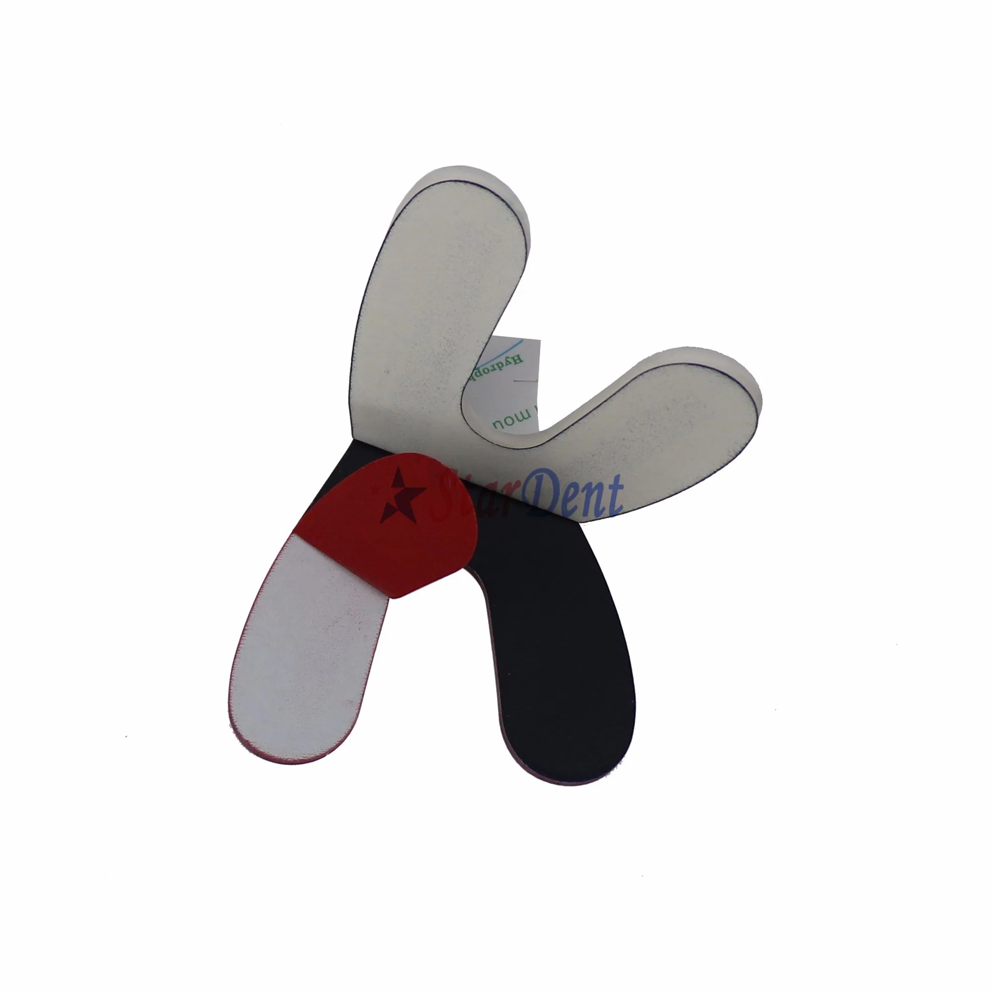 Dental Articulating Paper Horseshoe Type Articulator Paper Blue/Red for Denture Teeth Red Color