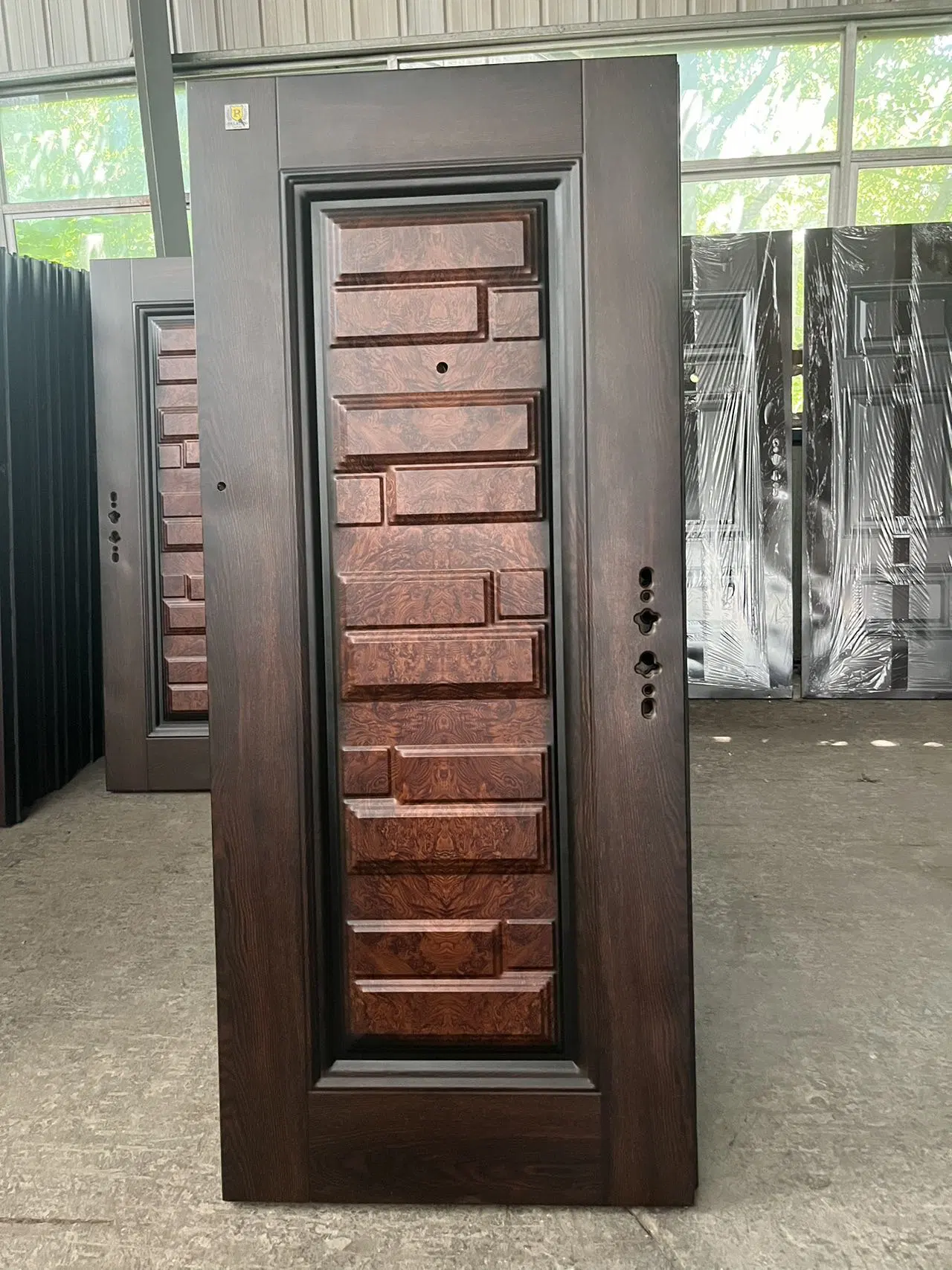 Supplier New Steel Doors Factory Price Exterior Turkey Steel Wooden Iron Door