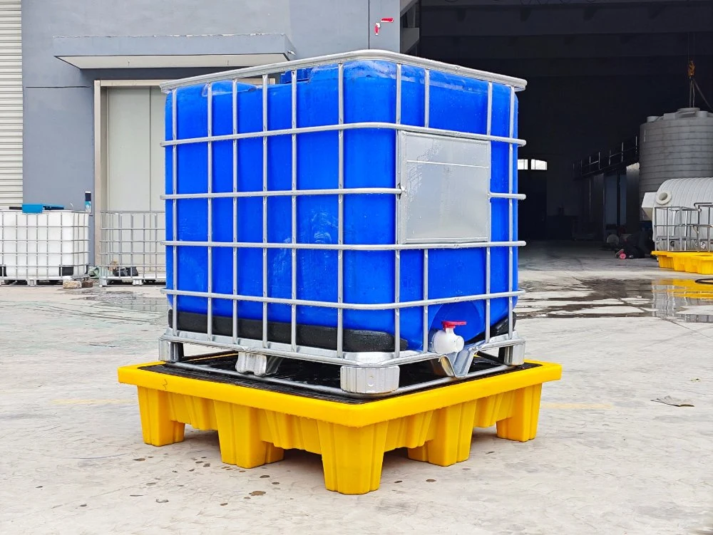 High Capacity IBC Leakage-Proof Spill Pallet for Drum Barrel