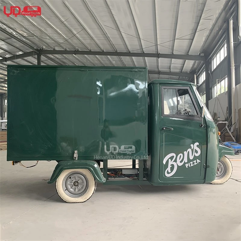 Hochwertige Doppel Decker Track Mobile Kaffee Warenkorb Hot Dog Piaggio Ape Elektro Dreirad Fast Food Truck Zum Verkauf