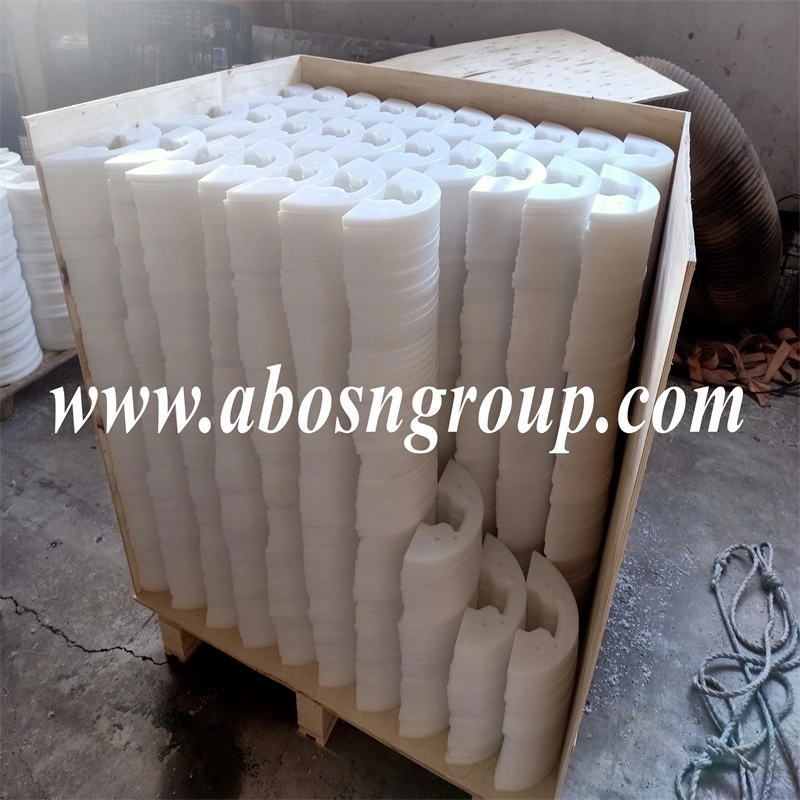 Pièces UHMWPE usinées à cheval pour convoyeur Dragon