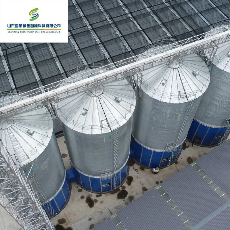 Milho Milho Trigo Grãos galvanizado silos de armazenagem de papelão ondulado silos de grãos de aço da China de fábrica