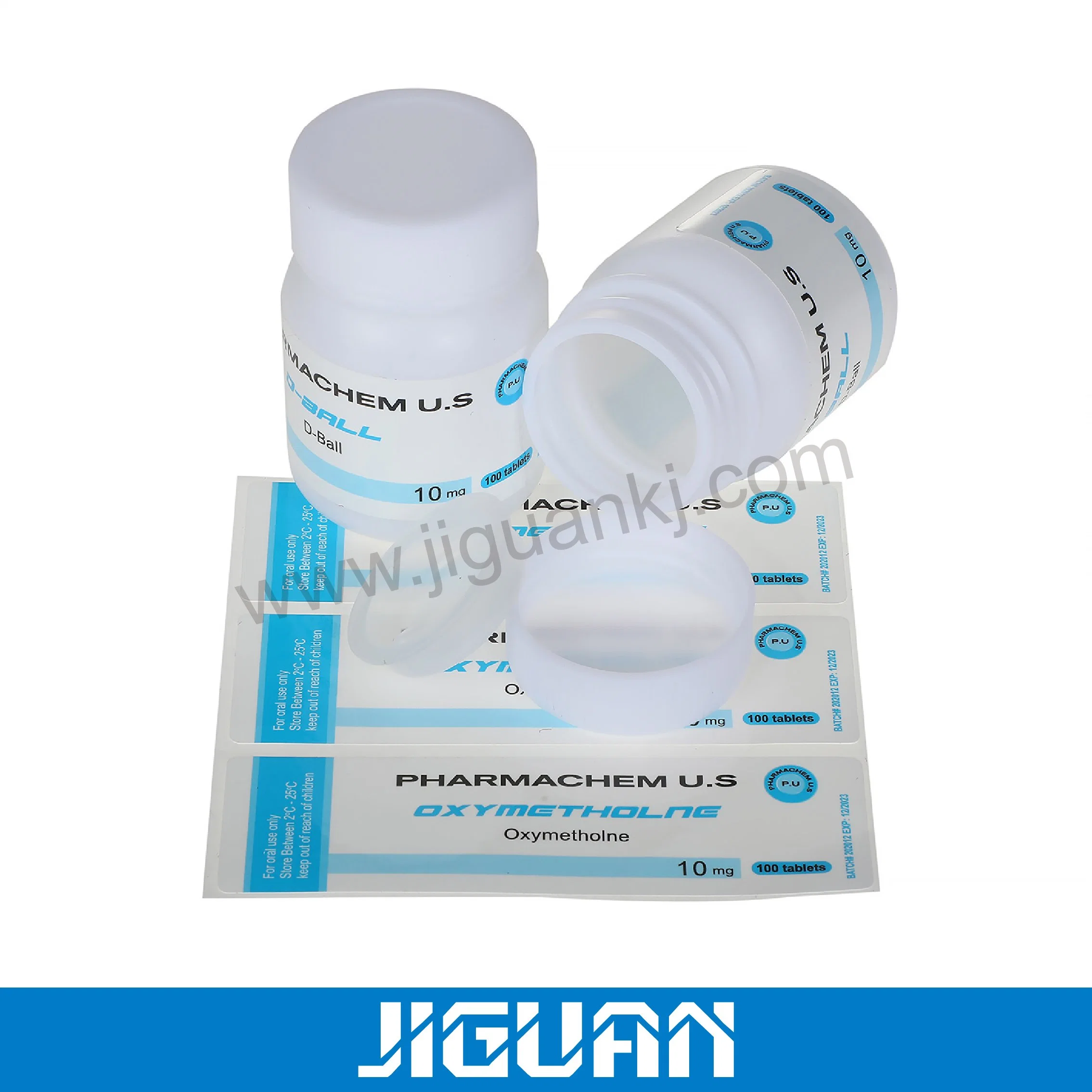 Self Adhesive Custom Printed Pill Medicine Pharmaceutical Vial Bottle Label