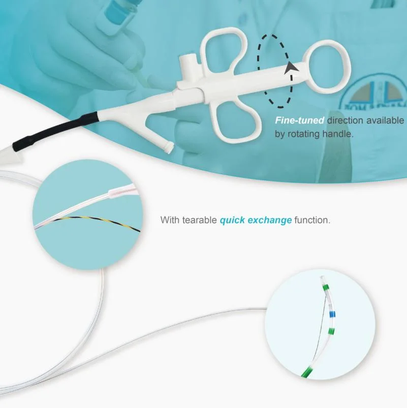 Einweg-elektrochirurgische Elektroden Sphincterotome Rapid Exchange Bogenmesser mit CE Mark