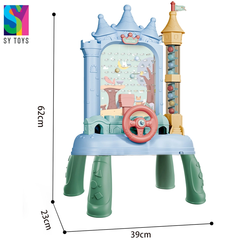 Jogo de mesa elétrico Castle Early Education SY Toy Kids Máquina de esfera