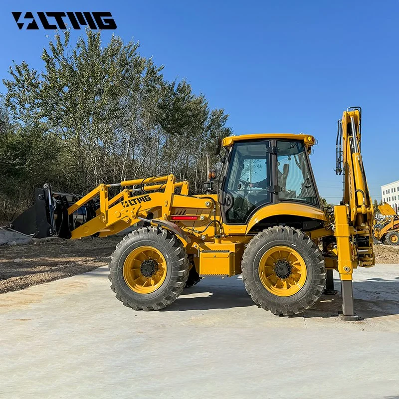 2024 Ltmg CE Certification 4WD Diesel Front End Backhoe Loader with H Leg