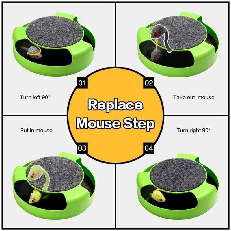 الموضة Interactive Pet Product Mouse House القط الدهون لعبة الألعاب