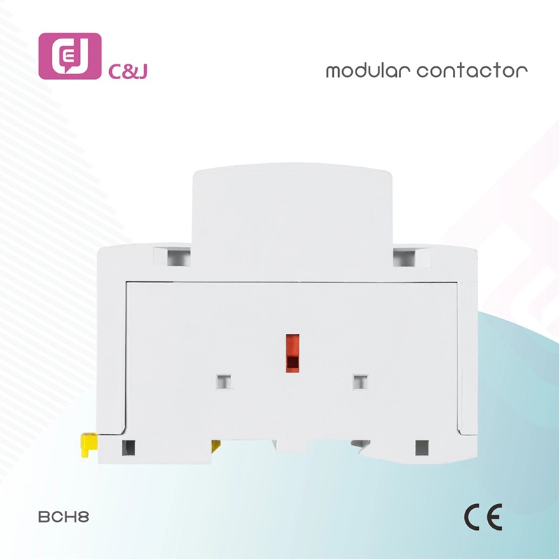 نظام التحكم في الإضاءة Bch8-40 2p 40A عالي الجودة، نظام DIN-Rail Houshod موصل تيار متردد/مستمر