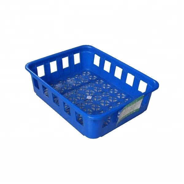 Wholesale/Supplier Rectangular Plastic Small Empty Fruit Vegetable Storage Bin Baskets Crates