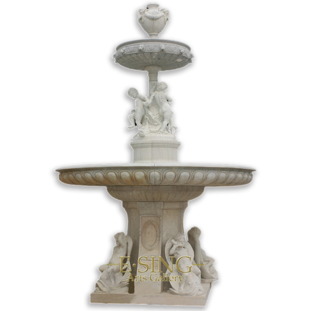 Large Outdoor Marble Water Fountain Horse Statue Fountain