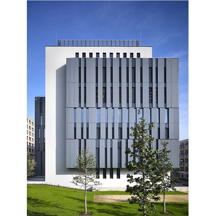 Modern Exterior Glass Wall Panel Aluminum Facade Processing Punching Aluminium Curtain Wall Cladding