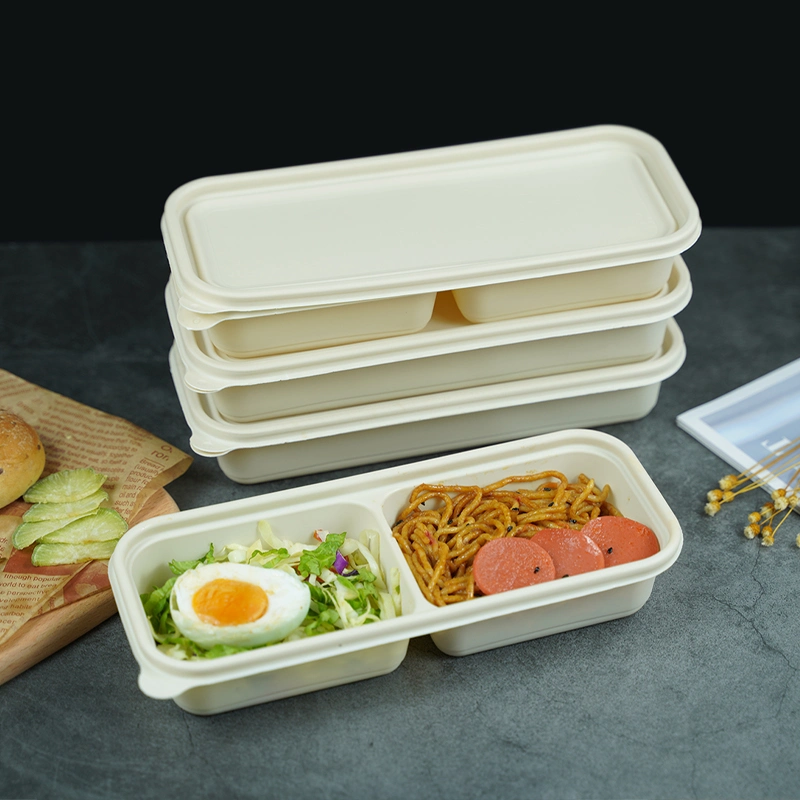 غداء حاوية طعام قابل للاستخدام من أجل عبوات تغليف مخصصة قابلة للتحلل البيولوجي مطعم "واي to Go Boxes"
