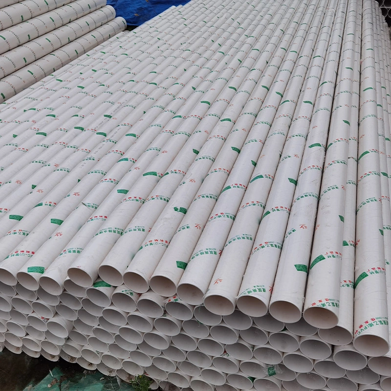 Tubo de PVC PVC-U de montaje del tubo de plástico Tubo de lluvia/PVC UPVC/MPVC Tubo de agua del tubo Tubo de PVC para suministro de agua