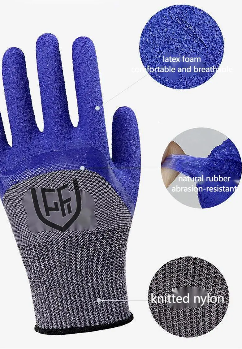 New Design Protective Working Gloves Comfortable and Breathable Garden Gloves for Industrial Men