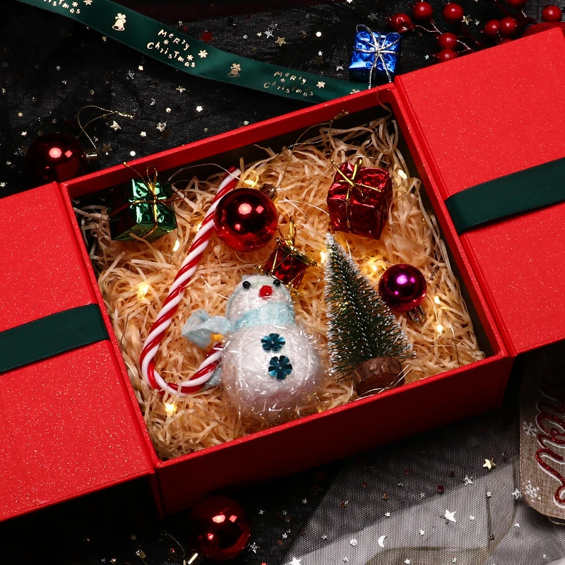 Benutzerdefinierte Band Dekoration Weihnachten Geschenk Verpackung Papier Karton Verpackung Boxen