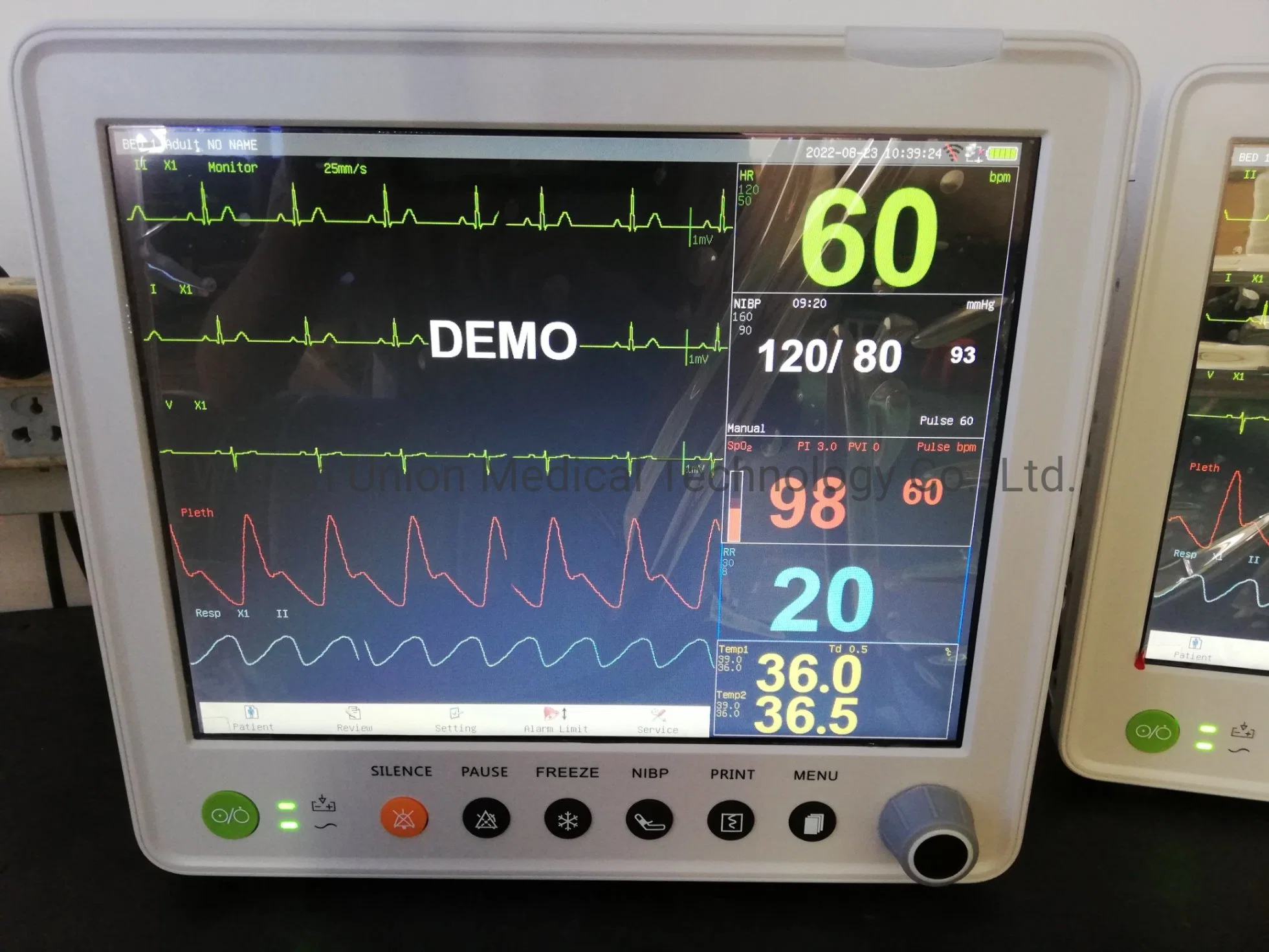 12 Inch Medical Patient Monitor with Anesthesia Gas