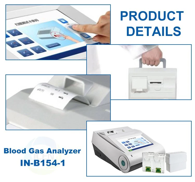 Em B154-1 equipamento de laboratório Arterial Portátil Regent no analisador de eletrólitos e dos gases sanguíneos