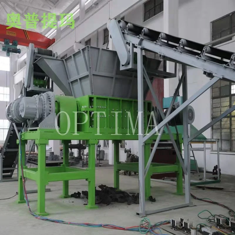 Scarp Metal Wood Crusher Shredder Cans Aluminum Profiles Tubes Electronic Waste Shredding