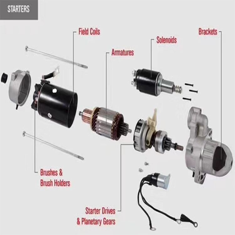 24V 12t motor de arranque de 6.0kw Fh12 para Volvo500 Tráiler M9T66771