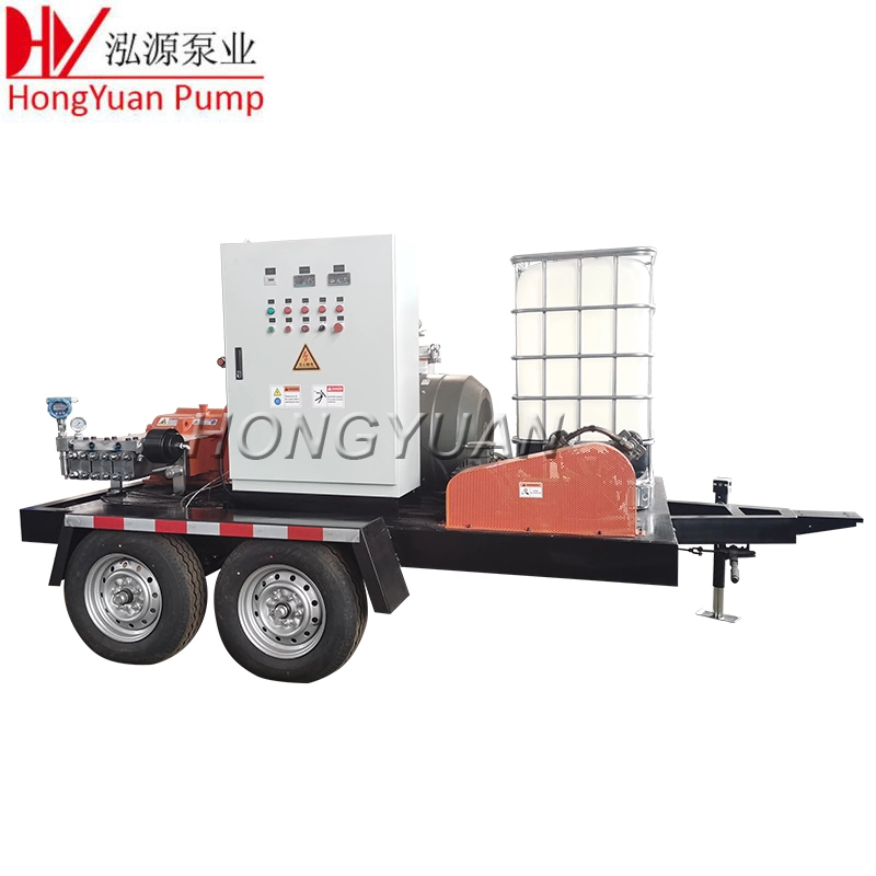 Heater Exchanger Cleaning 1000bar 93lpm High Pressure Hydro Water Jet Blasting Cleaning Machine