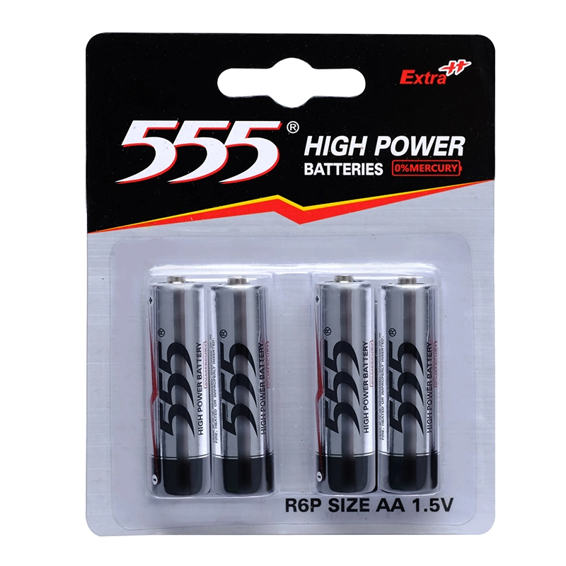 Flashlight Battery Pack, Tiger Head Dry Cell Carbon Zinc AA Battery R6p