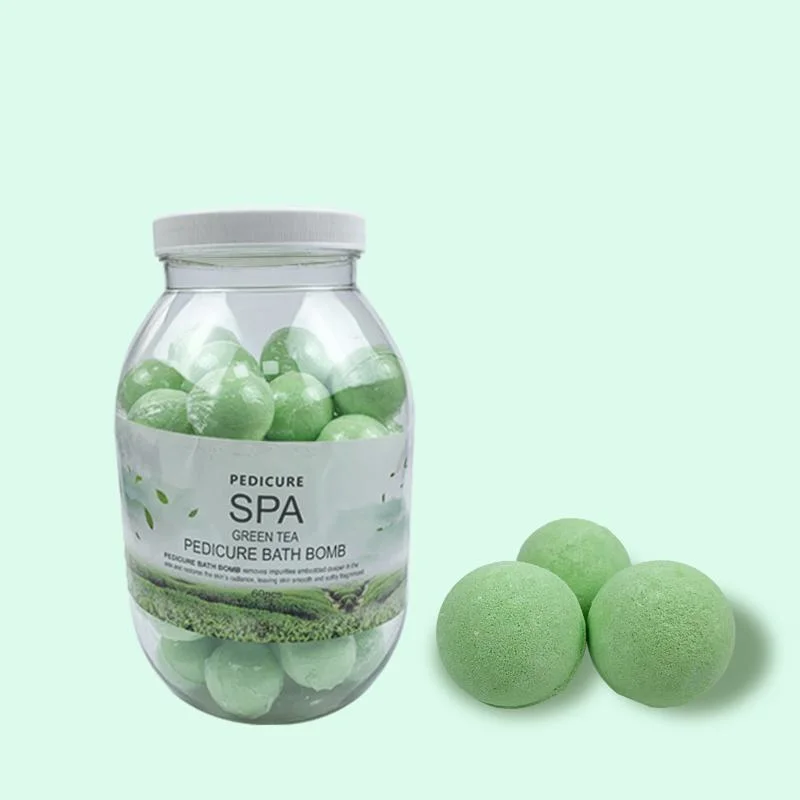 Hot Selling 60PCS/Jar Organic SPA Bath Bombs 30g Bath Fizzer for Pedicure 240PCS/Case